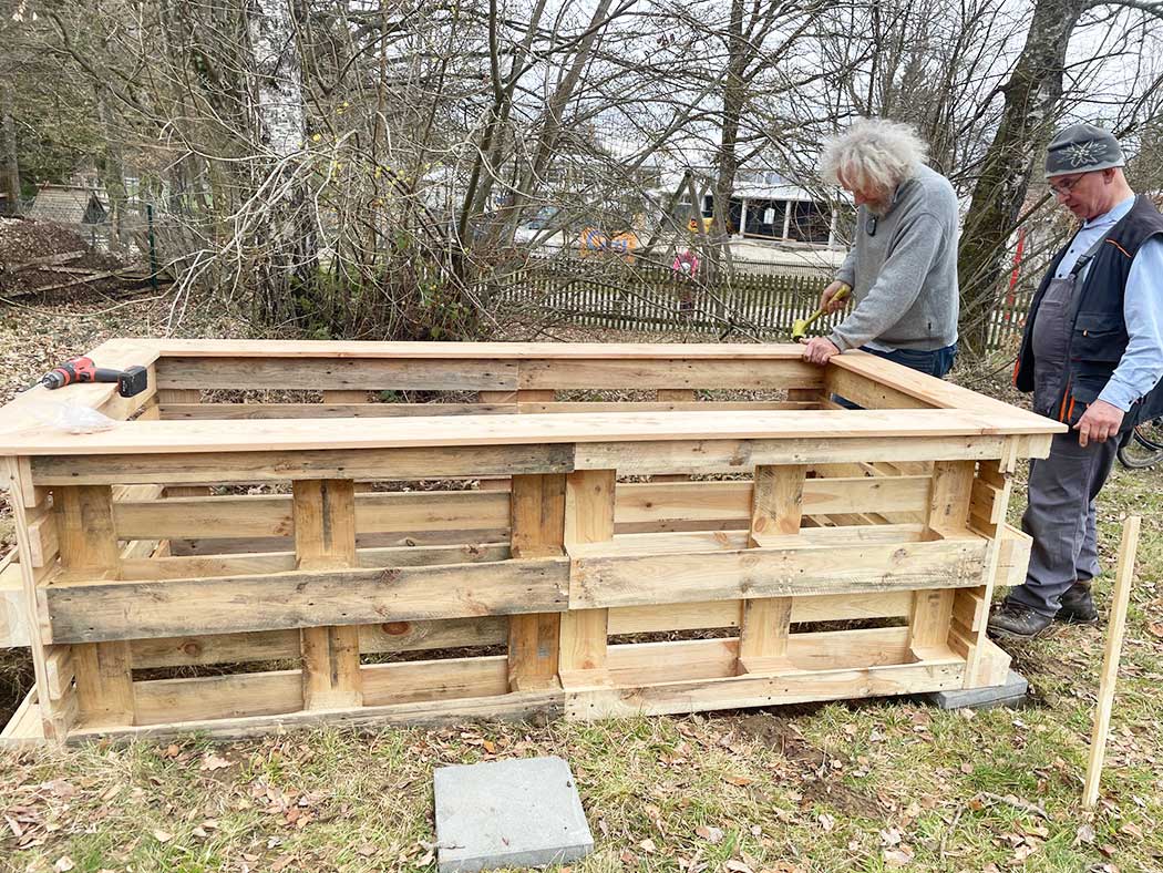 3 Hochbeete entstehen (Video)